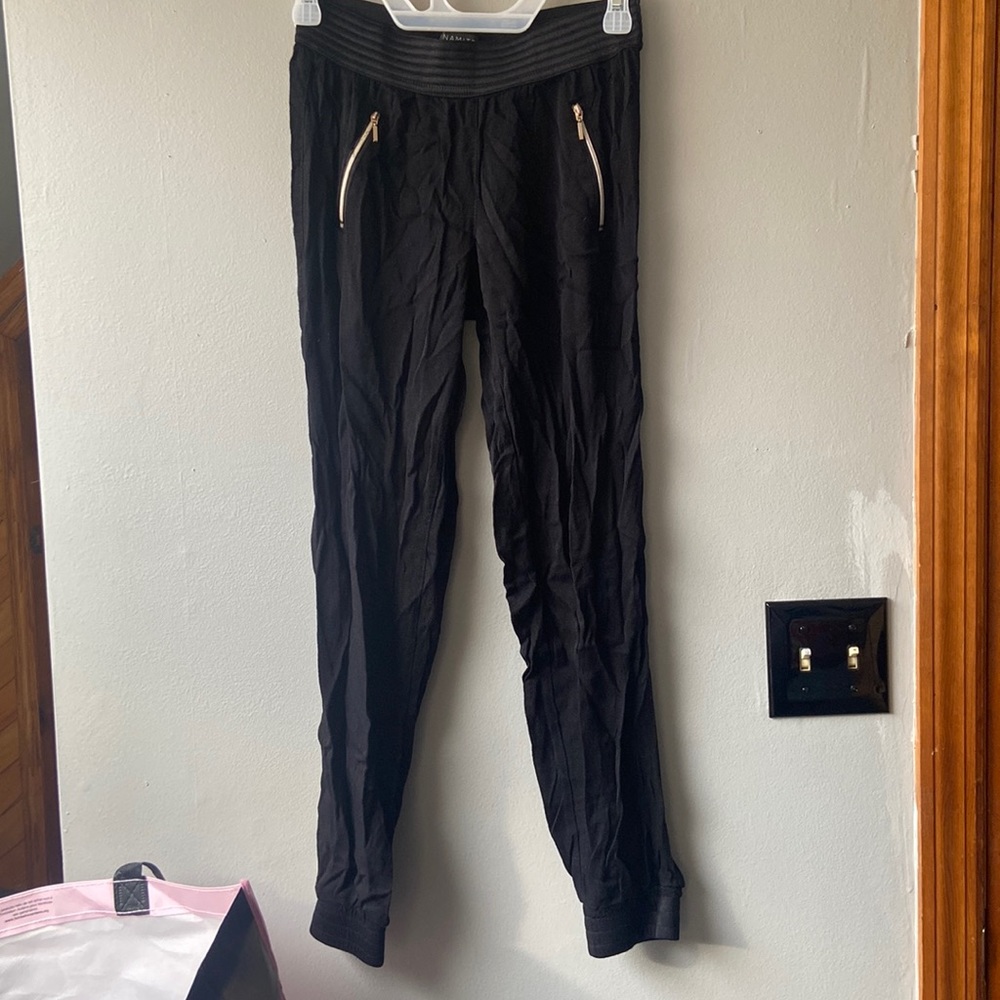 Ruffled dressy joggers